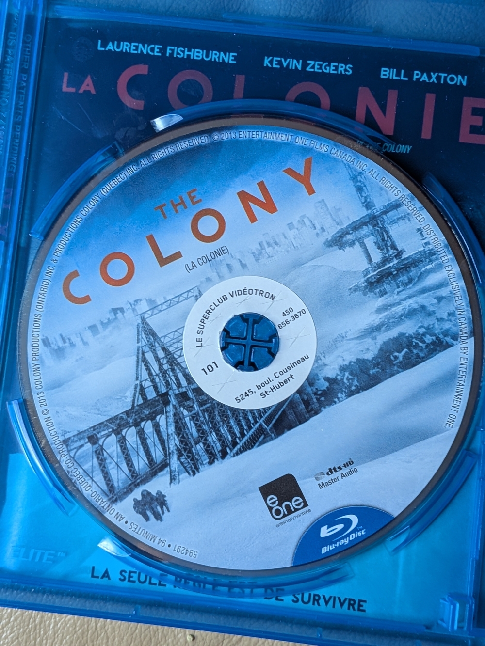 The Colony Blu-ray Disc